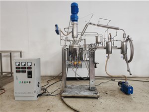 3L高溫不銹鋼減壓蒸餾酯化反應(yīng)釜已完工發(fā)往澳洲